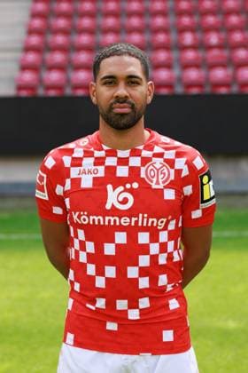 Soccer 1 Bundesliga porträttermin 2024 2025 1 FSV Mainz 05 28 07 24, Phillipp Mwene, 1 FSV Mainz 05, 1 BL porträttermin 2024 2025,