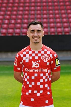 Soccer 1 Bundesliga porträttermin 2024 2025 1 FSV Mainz 05 28 07 24, Paul Nebel, 1 FSV Mainz 05, 1 BL porträttermin 2024 2025,