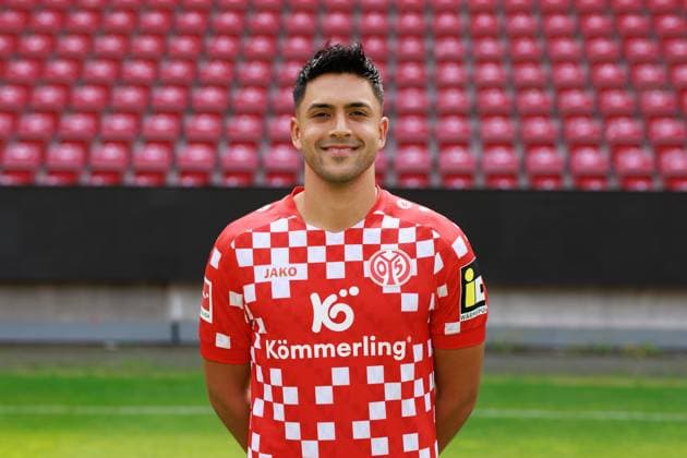 Soccer 1 Bundesliga porträttermin 2024 2025 1 FSV Mainz 05 28 07 24, Nadiem Amiri, 1 FSV Mainz 05, 1 BL porträttermin 2024 2025,