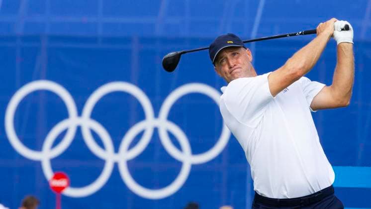 PARIS, FRANCE 20240802 Swedens Alex Noren during the second day of the mens golf competition at Le Golf National during the Summer Olympics in Paris PARIS FRANCE Olympics x4035x  Copyright: xChristerxHöglund TTx OS 2024 GOLF