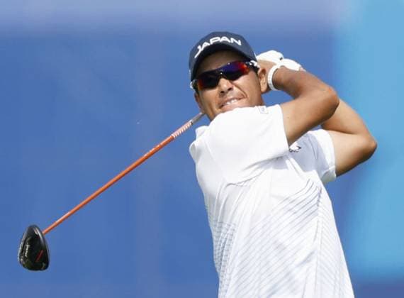 Paris Olympics: Golf Japan s Hideki Matsuyama hits off the third tee during the second round of the men s golf event at the Paris Olympics on Aug. 2, 2024, at Le Golf National in Saint-Quentin-en-Yvelines, France.  A14AA0003221544P