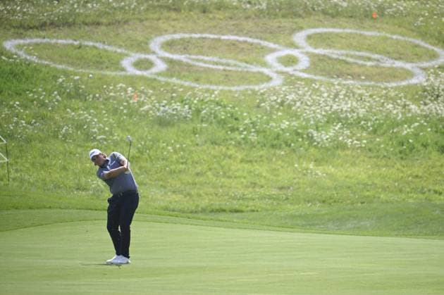 Sami Välimäki of Finland competes during men s individual stroke play in golf at the Paris Summer Olympic Games, Olympische Spiele, Olympia, OS in Le Golf National on August 2, 2024. Paris France LKFTJK20240802150142ZWMU  Copyright: xAnttixAimo-Koivistox LKFTJK20240802150142ZWMU