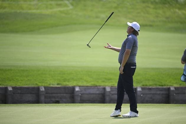 Sami Välimäki of Finland competes during men s individual stroke play in golf at the Paris Summer Olympic Games, Olympische Spiele, Olympia, OS in Le Golf National on August 2, 2024. Paris France LKFTJK20240802150310ICKV  Copyright: xAnttixAimo-Koivistox LKFTJK20240802150310ICKV