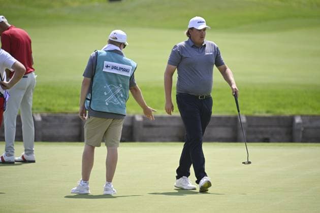 Sami Välimäki of Finland competes during men s individual stroke play in golf at the Paris Summer Olympic Games, Olympische Spiele, Olympia, OS in Le Golf National on August 2, 2024. Paris France LKFTJK20240802150332BSEA  Copyright: xAnttixAimo-Koivistox LKFTJK20240802150332BSEA