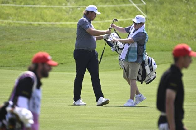 Sami Välimäki of Finland competes during men s individual stroke play in golf at the Paris Summer Olympic Games, Olympische Spiele, Olympia, OS in Le Golf National on August 2, 2024. Paris France LKFTJK20240802150632RQGL  Copyright: xAnttixAimo-Koivistox LKFTJK20240802150632RQGL