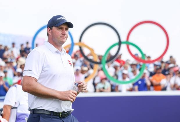 OLYMPICS - Olympic Summer Games 2024 PARIS,FRANCE,02.AUG.24 - OLYMPICS, GOLF - Olympic Summer Games Paris 2024, mens individual stroke play. Image shows Sepp Straka (AUT).  GEPAxpictures xHaraldxSteiner