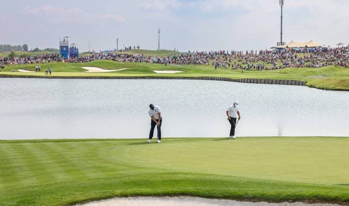 OLYMPICS - Olympic Summer Games 2024 PARIS,FRANCE,02.AUG.24 - OLYMPICS, GOLF - Olympic Summer Games Paris 2024, mens individual stroke play. Image shows Sepp Straka (AUT).  GEPAxpictures xHaraldxSteiner