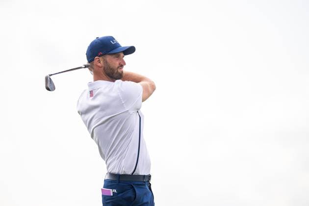 240802 Wyndham Clarke of USA competes in men s individual golf round 2 during day 7 of the Paris 2024 Olympic Games on August 2, 2024 in Paris Photo Ludvig Thunman BILDBYRAN code LT LT0655 golf olympic games olympics os ol olympiska spel olympiske leker paris 2024 paris os paris ol 7 bbeng usa  Copyright: LUDVIGxTHUNMAN BB240802LT118