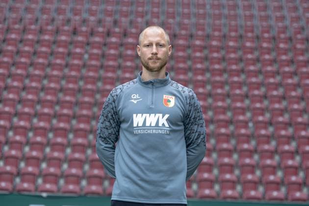 Quirin Löppert Rehab and athletics trainer FC Augsburg 1 BL, portrait date 2024 2025