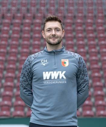 Christian Hahn Rehab and athletics trainer FC Augsburg 1 BL, portrait date 2024 2025