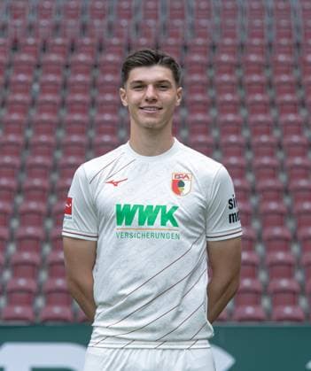 Mert Kömür FC Augsburg 1 BL, portrait date 2024 2025