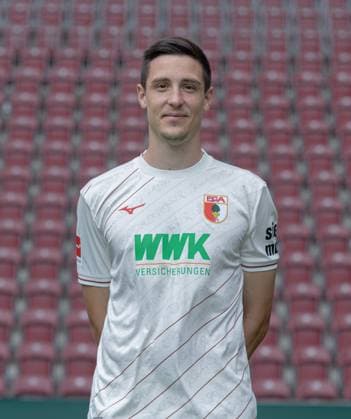 Keven Schlotterbeck FC Augsburg 1 BL, portrait date 2024 2025