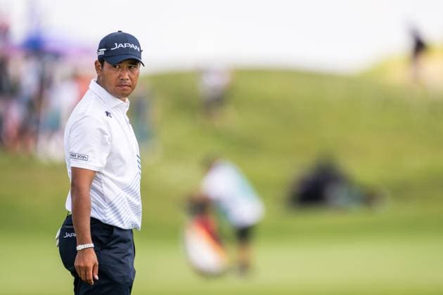 240802 Hideki Matsuyama of Japan competes in men s individual golf round 2 during day 7 of the Paris 2024 Olympic Games on August 2, 2024 in Paris Photo Ludvig Thunman BILDBYRAN code LT LT0655 golf olympic games olympics os ol olympiska spelen olympiske leker paris 2024 paris os paris ol 7 bbeng japan  Copyright: LUDVIGxTHUNMAN BB240802LT126