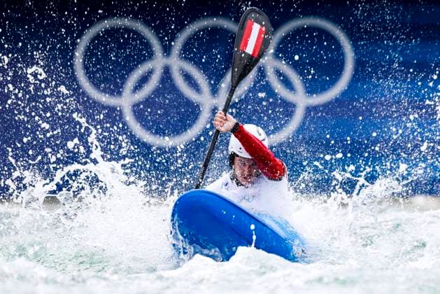 Bilder des Jahres 2024, Sport 08 August Highlight Bilder des Tages OLYMPICS - Olympic Summer Games 2024 PARIS,FRANCE,02.AUG.24 - OLYMPICS, CANOE - Olympic Summer Games Paris 2024, men. Image shows Felix Oschmautz (AUT).  GEPAxpictures xPatrickxSteiner