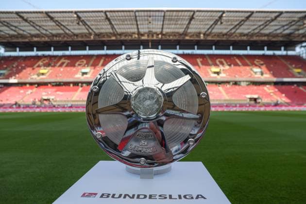 2 Bundesliga 24 25 1 FC Köln Hamburger SV on 02 08 2024 at the RheinEnergieSTADION in Cologne Meisterschale der 2 Bundesliga feature, symbol, symbolic photo, characteristic, detail MH