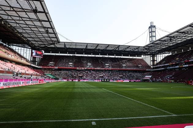 Sport, Football, 2 Bundesliga Season 2024 2025 1 Matchday 1 FC Köln Hamburger SV 02 08 2024, RheinEnergieSTADION The stadium before the match Cologne RheinEnergieSTADION North Rhine-Westphalia Germany