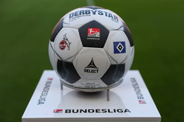 2 Bundesliga 24 25 1 FC Köln Hamburger SV on 02 08 2024 at RheinEnergieSTADION in Cologne Derbystar Matchball Matchball feature, symbol, symbolic photo, characteristic, detail MH