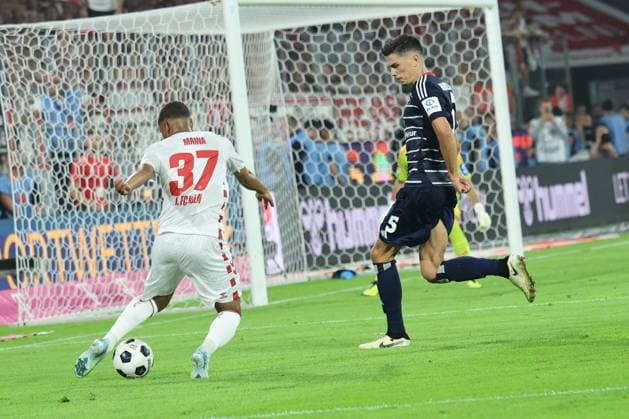 GER, 2 FBL 1 FC Koeln vs Hamburger SV 02 08 2024, Rheinenergie Stadion, Koeln, GER, 2 FBL 1 FC Koeln vs Hamburger SV, in the picture scoring chance for Linton Maina FC Koeln 37 , nordphotoxGmbHx xMeuter nph00351