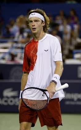 August 2, 2024: Andrey Ruslev during the 2024 Mubadala Citi DC Open tennis tournament being played at Rock Creek Park Tennis Center in Washington, D.C. CSM District Of Columbia United States of America - ZUMAc04_ 20240802_zma_c04_428 Copyright: xJustinxCooperx