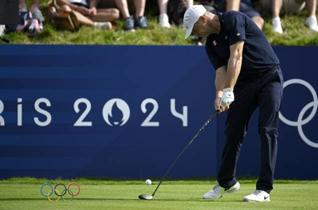 Alexander Noren of Sweden competes during men s individual stroke play of golf at the Paris Summer Olympic Games, Olympische Spiele, Olympia, OS in Le Golf National on August 3, 2024. Paris France LKFTJK20240803113237LFDF  Copyright: xAnttixAimo-Koivistox LKFTJK20240803113237LFDF
