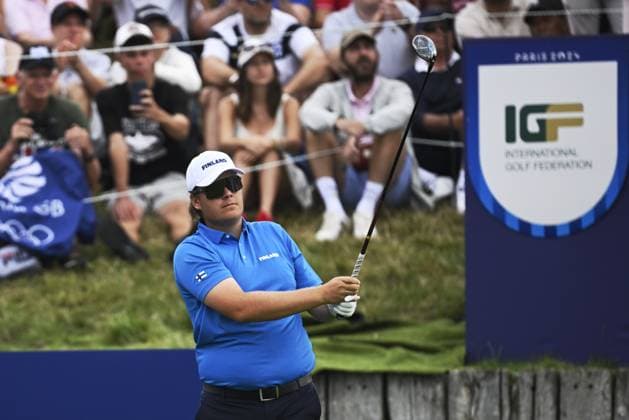Sami Välimäki of Finland competes during men s individual stroke play of golf at the Paris Summer Olympic Games, Olympische Spiele, Olympia, OS in Le Golf National on August 3, 2024. Paris France LKFTJK20240803124258CLTO  Copyright: xAnttixAimo-Koivistox LKFTJK20240803124258CLTO
