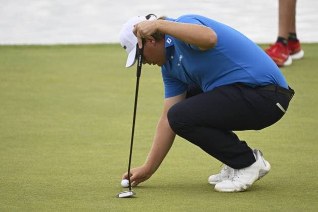 Sami Välimäki of Finland competes during men s individual stroke play of golf at the Paris Summer Olympic Games, Olympische Spiele, Olympia, OS in Le Golf National on August 3, 2024. Paris France LKFTJK20240803125337HOAI  Copyright: xAnttixAimo-Koivistox LKFTJK20240803125337HOAI