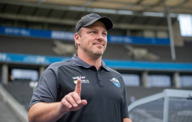 Soccer, Men, Season 2024 2025, 2 Bundesliga 1 Matchday , Hertha BSC SC Paderborn, Coach Lukas Kwasniok SC Paderborn , 03 08 2024, Copyright: xSebastianxRäppold MatthiasxKochx