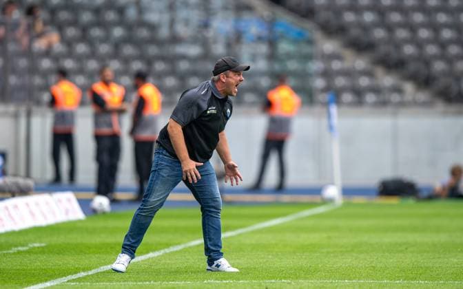 Soccer, Men, Season 2024 2025, 2 Bundesliga 1 Matchday , Hertha BSC SC Paderborn, Coach Lukas Kwasniok SC Paderborn , 03 08 2024, Copyright: xSebastianxRäppold MatthiasxKochx