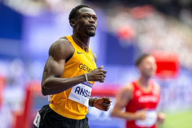 Olympic Games Athletics Paris, 03 08 2024 Owen ANSAH of Germany, Men s 100m, Olympic Games Athletics in Paris, Stade de France, on Saturday, August 3, 2024 Copyright: xBEAUTIFULxSPORTS TobiasxLacknerx
