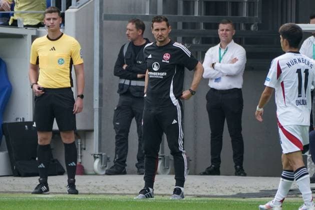 03 08 2024, xhfmx, Soccer 2 Bundesliga, Karlsruher SC 1 FC Nürnberg emspor, Miroslav Klose 1 FC Nürnberg DFL DFB REGULATIONS PROHIBIT ANY USE OF PHOTOGRAPHS as IMAGE SEQUENCES and or QUASI VIDEO Karlsruhe