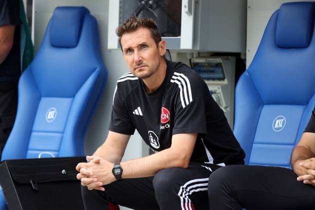 03 08 24 Karlsruher SC 1 FC Nürnberg Germany, Karlsruhe, 03 08 2024, Soccer, 2 Bundesliga, Karlsruher SC 1 FC Nürnberg Miroslav Klose Coach 1 FC Nürnberg