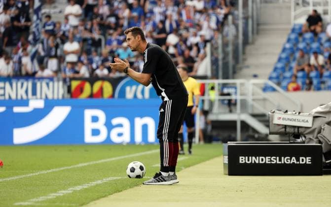 03 08 24 Karlsruher SC 1 FC Nürnberg Germany, Karlsruhe, 03 08 2024, Soccer, 2 Bundesliga, Karlsruher SC 1 FC Nürnberg Miroslav Klose Coach 1 FC Nürnberg