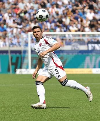 03 08 2024 Soccer Season 2024 2025 2 Soccer Bundesliga 01 Matchday Karlsruher SC KSC 1 FC Nürnberg FCN Club Sportfoto Zink DaMa xdaxmax DFL regulations prohibit any use of photographs as image sequences and or quasi video only for editorial use Danilo Soares 3, 1 FC Nürnberg FCN Freisteller Einzelbild
