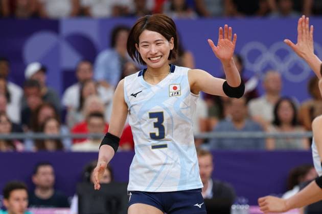 Sarina Koga (JPN), AUGUST 3, 2024 - Volleyball : Women s Preliminary Round - Pool B match between Japan - Kenya during the Paris 2024 Olympic Games, Olympische Spiele, Olympia, OS at South Paris Arena in Paris, France. Noxthirdxpartyxsales  (261851713)