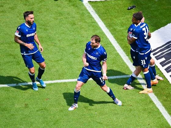 Budu Zivzivadze Karlsruher SC celebrates his second goal, 2 Bundesliga, Karlsruher SC vs 1 FC Nuernberg, BBBank Wildpark on August 03, 2024 in Karlsruhe, Germany Photo by Silas Schueller DeFodi Images Budu Zivzivadze Karlsruher SC celebrates his second goal, 2 Bundesliga, Karlsruher SC vs 1 FC Nuernberg, BBBank Wildpark on August 3, 2024 in Karlsruhe, Germany Photo by Silas Schueller DeFodi Images Defodi 738 738 KSCFCN 20240803 225 Defodi-738