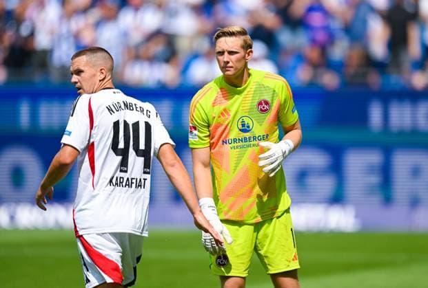 Jan Reichert 1 FC Nuernberg looks on, 2 Bundesliga, Karlsruher SC vs 1 FC Nuernberg, BBBank Wildpark on August 03, 2024 in Karlsruhe, Germany Photo by Silas Schueller DeFodi Images Jan Reichert 1 FC Nuernberg looks on, 2 Bundesliga, Karlsruher SC vs 1 FC Nuernberg, BBBank Wildpark on August 3, 2024 in Karlsruhe, Germany Photo by Silas Schueller DeFodi Images Defodi 738 738 KSCFCN 20240803 756 Defodi-738