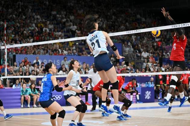 21 WADA Yukiko (JPN), Japan (JPN) vs Kenya (KEN),Volleyball Women s Preliminary Round at Paris South Arena 1, during the Paris 2024 Olympic Games, Olympische Spiele, Olympia, OS 03 August 2024, Paris, France. Noxthirdxpartyxsales  (261858482)