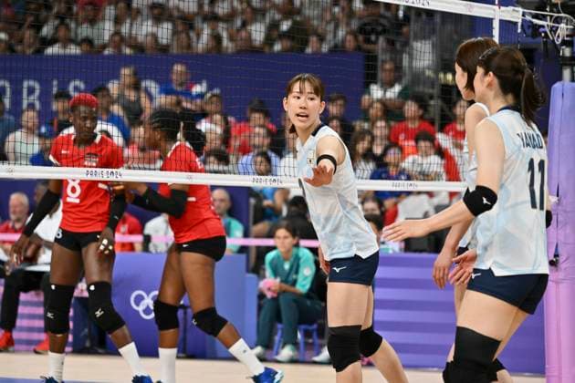 2 HAYASHI Kotona (JPN), Japan (JPN) vs Kenya (KEN), Volleyball Women s Preliminary Round at Paris South Arena 1, during the Paris 2024 Olympic Games, Olympische Spiele, Olympia, OS 03 August 2024, Paris, France. Noxthirdxpartyxsales  (261858739)