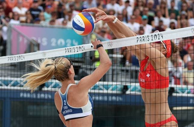 Paris 2024, Beach volleyball, Women, France - Switzerland