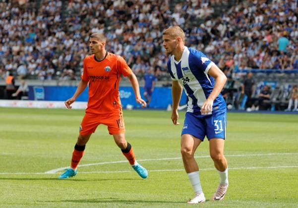 Germany, Berlin, Olympiastadion, Football, Men, Season 2024 2025, 2 Bundesliga 1 Matchday , Hertha BSC SC Paderborn, Photo Koen Kostons, SC Paderborn, Marton Dardai, Hertha BSC