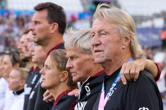 - Olympic women s soccer quarter-final between Canada and Germany in Marseille - 03 08 2024 - France Provence-Alpes-Cote d Azur Marseille - German coach Horst Hrubesch. Olympic Games, Olympische Spiele, Olympia, OS Paris 2024, women s soccer quarter-final between Canada and Germany in Marseille  SylvainxRostaingx xLexPictorium LePictorium_0295455