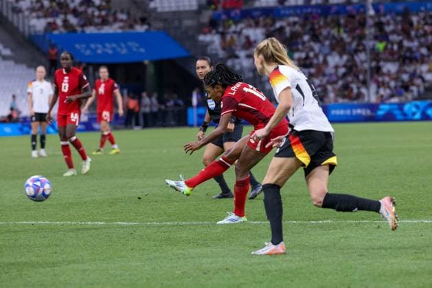 - Olympic women s soccer quarter-final between Canada and Germany in Marseille - 03 08 2024 - France Provence-Alpes-Cote d Azur Marseille - Olympic Games, Olympische Spiele, Olympia, OS Paris 2024, women s soccer quarter-final between Canada and Germany in Marseille  SylvainxRostaingx xLexPictorium LePictorium_0295477