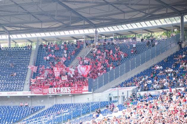 03 08 2024 Soccer, 2024 2025, 2 Bundesliga, 1 Matchday, Hannover 96 SSV Jahn Regensburg Fans Regensburg DFL REGULATIONS PROHIBIT ANY USE OF PHOTOGRAPHS AS IMAGE SEQUENCES AND OR QUASI VIDEO
