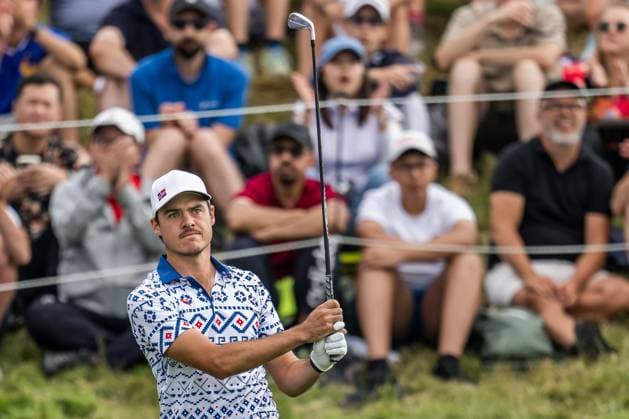 240804 Kristoffer Ventura of Norway during the final round of the men s individual stroke play golf during day 9 of the Paris 2024 Olympic Games on August 4, 2024 in Paris Photo Petter Arvidson BILDBYRAN kod PA PA0861 golf olympic games olympics os ol olympiska spel olympiske leker paris 2024 paris os paris ol bbeng sweden sverige  Copyright: PETTERxARVIDSON BB240804PA008