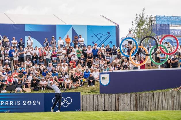 240804 Kristoffer Ventura of Norway during the final round of the men s individual stroke play golf during day 9 of the Paris 2024 Olympic Games on August 4, 2024 in Paris Photo Petter Arvidson BILDBYRAN kod PA PA0861 golf olympic games olympics os ol olympiska spel olympiske leker paris 2024 paris os paris ol bbeng sweden sverige  Copyright: PETTERxARVIDSON BB240804PA012