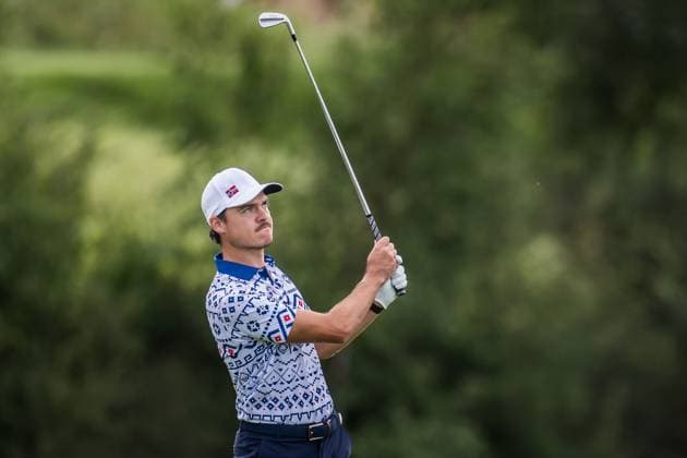 240804 Kristoffer Ventura of Norway during the final round of the men s individual stroke play golf during day 9 of the Paris 2024 Olympic Games on August 4, 2024 in Paris Photo Petter Arvidson BILDBYRAN kod PA PA0861 golf olympic games olympics os ol olympiska spel olympiske leker paris 2024 paris os paris ol bbeng sweden sverige  Copyright: PETTERxARVIDSON BB240804PA014