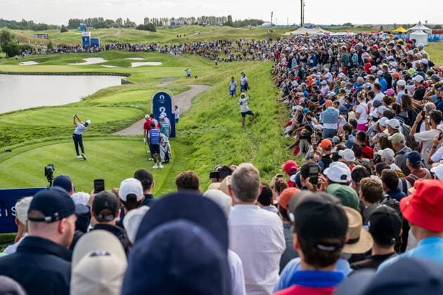 240804 Kristoffer Ventura of Norway during the final round of the men s individual stroke play golf during day 9 of the Paris 2024 Olympic Games on August 4, 2024 in Paris Photo Petter Arvidson BILDBYRAN kod PA PA0861 golf olympic games olympics os ol olympiska spel olympiske leker paris 2024 paris os paris ol bbeng sweden sverige  Copyright: PETTERxARVIDSON BB240804PA017