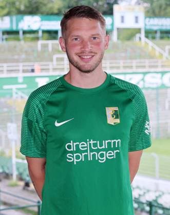 Chemie Leipzig team presentation Regionalliga NO Florian Brügmann Bruegmann BSG Chemie Leipzig Regionalliga NordOst, portrait date 2024 2025 , 02 08 2024, Alfred Kunze Sportpark, Leipzig , Picture Point