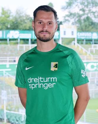 Chemie Leipzig team presentation Regionalliga NO Manuel Wajer BSG Chemie Leipzig Regionalliga NordOst, portrait date 2024 2025 , 02 08 2024, Alfred Kunze Sportpark, Leipzig , Picture Point