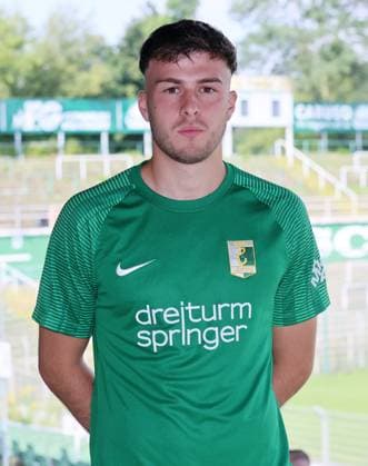 Chemie Leipzig team presentation Regionalliga NO Luca Marino BSG Chemie Leipzig Regionalliga NordOst, portrait date 2024 2025 , 02 08 2024, Alfred Kunze Sportpark, Leipzig , Picture Point